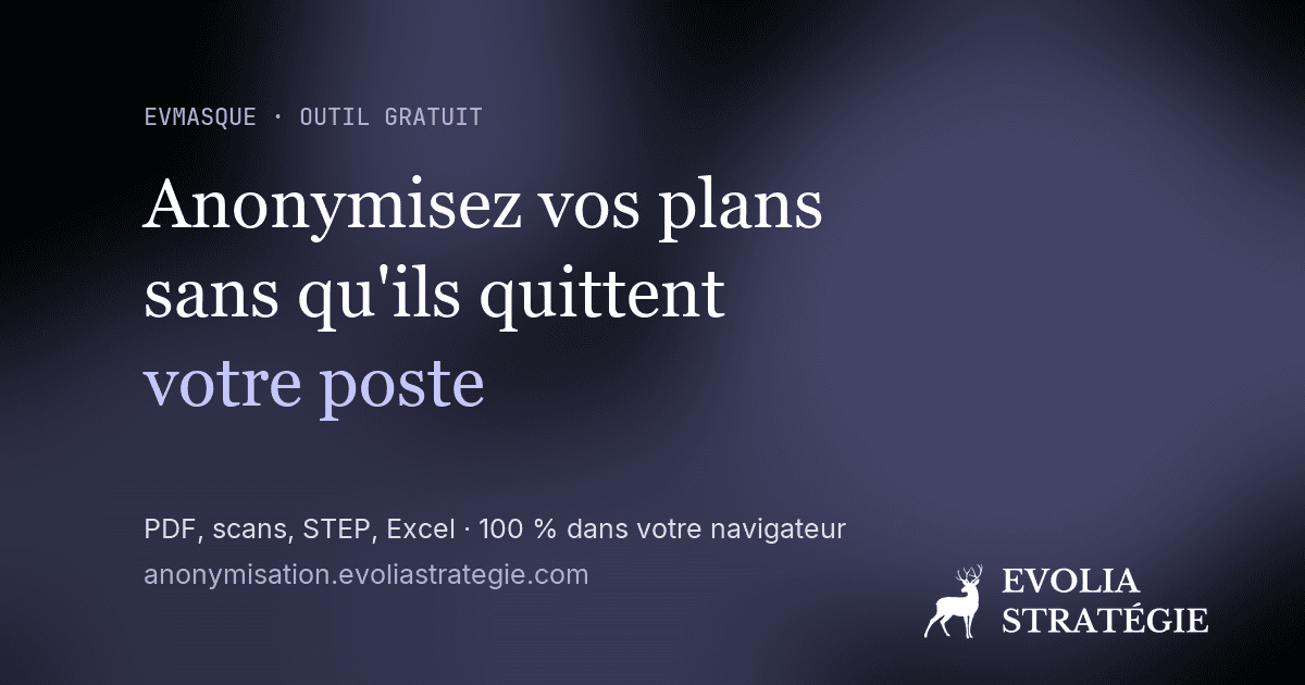 Anonymiser un plan industriel avant de le partager : pourquoi un rectangle noir ne suffit pas